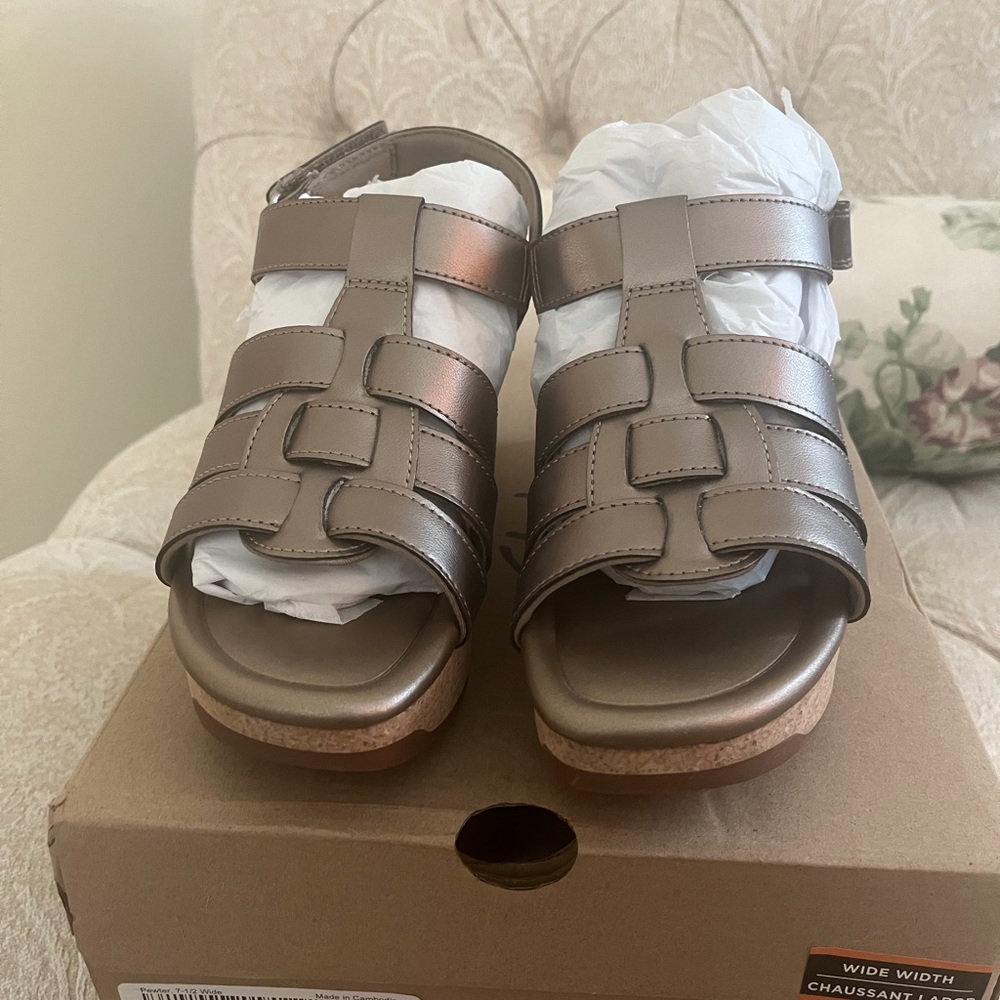 Clarks Metallic Sandals